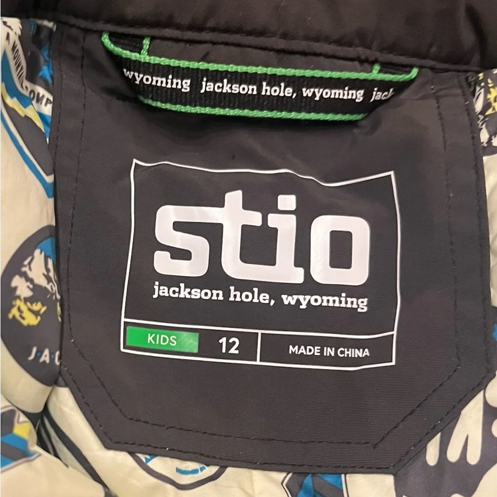 Stio Kids’ Insulated Cargo Ski Snow Pants Size 12 - Picture 6 of 11